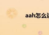 aah怎么读（aah的读法）