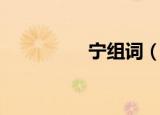 宁组词（宁字怎么组词）