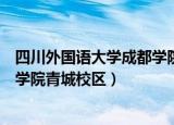 四川外国语大学成都学院离青城山多远（四川外语学院成都学院青城校区）