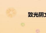 致光阴文案（致光阴）