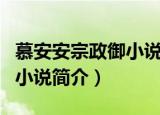 慕安安宗政御小说叫什么名字（慕安安宗政御小说简介）