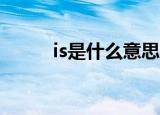 is是什么意思（意思是什么意思）