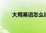 大用英语怎么说（大的英语是什么）