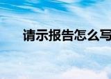 请示报告怎么写（请示报告写法说明）