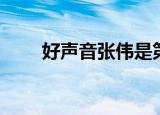 好声音张伟是第几期（好声音张伟）