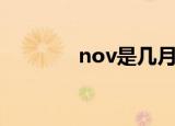 nov是几月（nov是十一月）