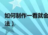 如何制作一看就会的炸薯条（制作炸薯条的方法）