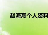 赵海燕个人资料简介（他有什么作品）