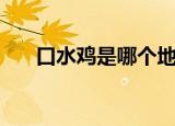 口水鸡是哪个地方的菜（是四川的菜）