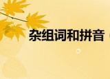 杂组词和拼音（杂到底有哪些组词）