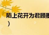 陌上花开为君顾墨青城（陌上花开为君顾txt）