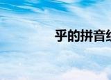 乎的拼音组词（乎的拼音）