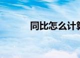 同比怎么计算（同比如何计算）