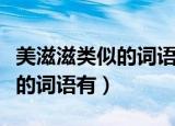 美滋滋类似的词语有一年级简单（美滋滋类似的词语有）