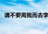 请不要离我而去李素罗（请不要离我而去）