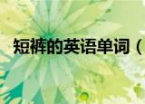短裤的英语单词（短裤的英语单词是什么）