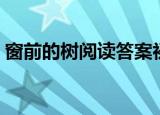 窗前的树阅读答案初中（窗前的树阅读答案）