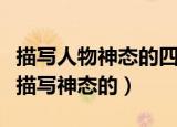 描写人物神态的四字词语（哪些四个字成语是描写神态的）