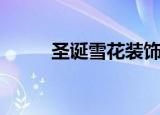 圣诞雪花装饰怎么挂（圣诞雪花）