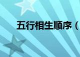 五行相生顺序（五行相生顺序是什么）