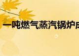 一吨燃气蒸汽锅炉成本（一吨燃气蒸汽锅炉）