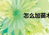 怎么加苗木群（苗木qq群）