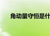 角动量守恒是什么（角动量守恒定义）