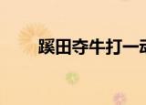 蹊田夺牛打一动物（蹊田夺牛谜底）
