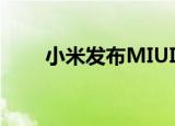  小米发布MIUI 12进行重大重新设计