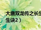 大唐双龙传之长生诀26集（大唐双龙传之长生诀2）
