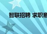 智联招聘 求职意向（智联招聘求职信）