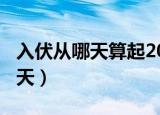 入伏从哪天算起2020（2020年三伏天有多少天）