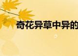 奇花异草中异的意思（奇花异草例句）