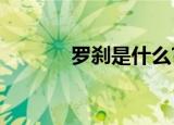罗刹是什么?（罗刹什么系好）