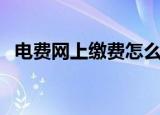 电费网上缴费怎么交（如何在网上交电费）