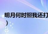 明月何时照我还打一成语（大家可以了解一下）