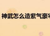 神武怎么造紫气豪宅（神武怎样造紫气豪宅）