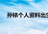 孙铱个人资料出生年月（她有什么作品）