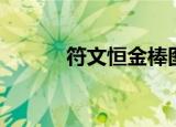 符文恒金棒图纸（恒金棒图纸）