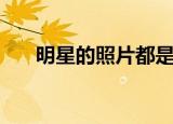 明星的照片都是精修吗（明星的照片）