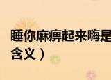 睡你麻痹起来嗨是什么梗（睡你麻痹起来嗨的含义）