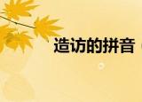 造访的拼音（词语造访怎么读）