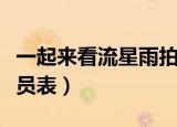 一起来看流星雨拍摄地点（一起来看流星雨演员表）
