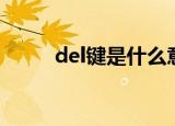 del键是什么意思（del键的解释）