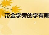 带金字旁的字有哪些（带金字旁有哪些字）
