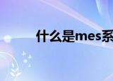 什么是mes系统（mes系统简介）