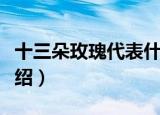 十三朵玫瑰代表什么意思（十三朵玫瑰花语介绍）