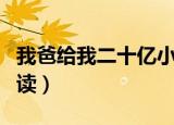 我爸给我二十亿小说（我爸给我二十亿免费阅读）