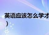 英语应该怎么学才能学起来（学英语如何学起）