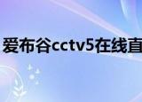 爱布谷cctv5在线直播无插件（爱布谷cctv1）